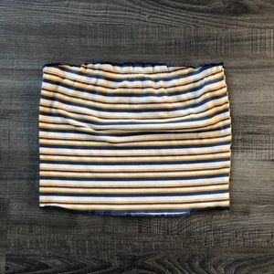 Striped Tube Top, Small